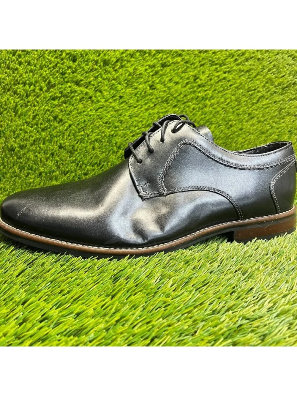 Nunn Bush Westwood Mens Size 12 Black Casual Classic Leather Oxford Dress Shoes